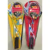 Raquetas de bádminton dos para principiantes adultos alta elasticidad duradero entrenamiento niños raqueta doble juego de entretenimiento familiar