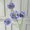 4 flores de hortensia artificiales para bodas, flores artificiales para el salón de bodas, banquete de compromiso, flores artificiales para decoración de escenas, pared de flores de fondo y arreglo floral