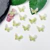 Joyería para Uñas con Tulipán y Mariposa de Doble Color Electrochapada Luminosa Nueva Joyería de Mariposa para Uñas Accesorios de Uñas DIY