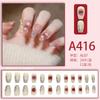 Usando Unha Unha Mistura Unhas Francesas ins Aurora Removível Fake Nail Bow Frosted Ice Clear