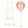 Suporte de Balão Base Flor de Ameixa Suporte de Haste Plástico Suporte para Casamento Festa de Aniversário e Decoração de Casa Porta-Haste