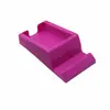 Soporte de plástico para teléfono de escritorio, pequeño gadget creativo de oficina para colocar teléfonos, un artículo imprescindible para que los estudiantes vean programas