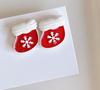 Pendientes de clip para orejas sin agujeros para niñas, aretes falsos navideños para niñas, aretes de princesas con dibujos animados