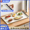 Tabla de Cortar Calefactora Personalizada, Tabla de Cortar Caliente, Esterilla de Mesa Multifuncional Plegable Flexible con Regulación de Temperatura, Tabla Calefactora y Aislante para Alimentos, Artefacto para Mesa de Comedor