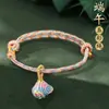 Pulsera de Hilo de Cinco Colores Estilo Étnico para el Festival del Bote del Dragón, Pulsera de Cuentas Estilo Tíbet, Joyería Simple y de Lujo Ligero
