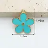 Joyería Xipeng, accesorios de bricolaje, flor perlada, estilo Ins, pendientes clásicos de cinco pétalos, collar, pulsera, colgante, llavero