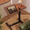 Mesa Auxiliar Móvil para Sofá, Escritorio para Computadora, Mesita de Noche, Escritorio Plegable Ajustable para Sala de Estar del Hogar, Mesa de Estudio para Cama de Dormitorio