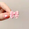Grampo de Cabelo Sem Costura Cor Doce Feminino Clipe Lateral Dopamina Franja Fofa Clipe de Franja Clipe Bico de Pato Doce com Senso Avançado