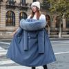 Abrigo de Algodón Estilo Nuevo Invierno 2026, Longitud Media, Forro Interior Desmontable, Parka de Tres Formas de Usar, Abrigo de Algodón para Mujer, Chaqueta de Algodón