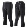 Pantalones ajustados de entrenamiento deportivo para hombre, de secado rápido, de compresión elástica y alta, para baloncesto