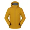 Chaqueta Softshell para Exteriores para Hombres y Mujeres, con Capucha, Cortavientos, Impermeable, Cálida, para Senderismo, Montañismo, Ropa de Trabajo, Personalizable para Hombre