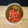 Medalha Comemorativa do Ano da Serpente de 2025 Serpente do Zodíaco 0,1 bilhão Objetivo Pequeno Bilhão de Serpentes Moedas Comemorativas Atividades de Vendas da Câmara de Comércio de Eletricidade Pequenos Presentes
