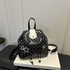 2026 Mochila Pequeña Casual de Doble Hombro con Estilo de Diseñador Personalizado de Conejo Puntos Estrellas Gran Capacidad para Salidas