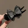 Pinza de Pelo Elegante de Gama Alta para Moño para Mujer, Sencilla y Elegante, Adecuada para Uso Diario, Pasador Fijador de Cola de Caballo Alta, Accesorio para el Cabello con Lazo para la Parte Posterior de la Cabeza