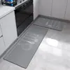 Alfombrilla Gruesa para Piso de Cocina, Alfombrilla Resistente a Manchas para Puerta de Baño, Felpudo para Entrada, Alfombrilla para Puerta de Baño en Vestíbulo, Alfombra Doméstica Sencilla para Pies