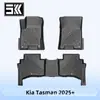Adequado para Kia Tasman 2025 Tapetes de Piso TPE Material TPE 3D para Todas as Condições Climáticas Tapetes de Piso TPE