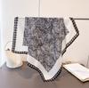 Padrão Paisley Padrão Espinha de Peixe Algodão Linho Sensação Lenço de Seda Quadrado Pequeno Veludo Imitação Lenço de Cabeça Novo Estilo Xale Lenço Lenço Feminino