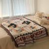 Manta de Estilo Bohemio Personalizada Decoración para Pie de Cama Toalla Tela de Hotel Hotel Estancia en Casa Jacquard Bandera de Cama Toalla para Pie de Cama
