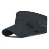 Nuevo Sombrero Plano de Malla Transpirable para Primavera y Verano, Protección Solar, Secado Rápido, Delgado, de Visera, de Moda, Versátil, con Letra Tridimensional