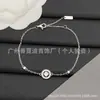 Nova Pulseira Europeia e Americana com Cristais Incrustados para Mulheres, Totalmente em Cristal, Luxo Leve, Sensação de Alto Padrão, Retrô, Exquisite, Estilosa, Atacado
