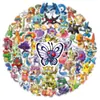 60 Piezas de Pegatinas de Pokemon Estilo Pixel Transfronterizas para Decorar Altavoces, Juguetes, Escritorios de Computadora, Botellas de Agua, Maletas y Teléfonos Móviles