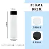 Botella de té frío estilo caligrafía china de 500 ml, popular en internet, cilíndrica, para té de leche, transparente, Lanting sequence, botella de plástico desechable