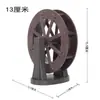 Novo Modelo de Suporte para Roda d'Água de Rochas com Roda de Pedra Rotativa Integrada para Circulação de Água em Bonsai, Acessório Decorativo