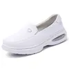 Zapatos de enfermera para mujer en stock con amortiguación de aire, suela suave, transpirables, antideslizantes, de suela gruesa que no rozan los pies, venta al por mayor transfronteriza y dropshipping