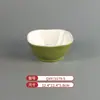 Vajilla Comercial Imitación Porcelana Melamina Tazones y Platos Pequeños, Platos Planos Bicolor, Platos Redondos, Tazones para Sopa, Especialmente Diseñados para Cadenas de Restaurantes de Comida Rápida