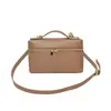 Bolsa de almuerzo para mujer, chapada en oro, nuevo estilo 2026, bolso cruzado, artículo popular de otoño/invierno, bolso de hombro moderno y a la moda, estilo Hong Kong, de alta gama