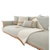 Cojín de Sofá de Chenilla, Color Sólido, Agradable para la Piel, Resistente a las Arrugas, Adecuado para Todas las Estaciones, Funda de Almohada Sencilla, Decoración Suave para el Hogar