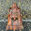 Cornucopia Wangcai Azufaifo Muwen Dios de la Riqueza Buda Tienda de la Suerte Adornos de Oficina Artesanías para Inauguración de Casa Grandes