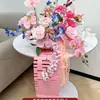 Decoração de quarto de casamento arranjo de flores para quarto de casamento flores artificiais para sala de estar arranjo de flores mesa noivado noivo dopamina