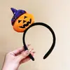 Diadema de Halloween, Diadema Luminosa de Cuernos de Calabaza, Accesorios Divertidos para Fotos, Accesorios para el Cabello, Decoraciones para Vestidos Festivos