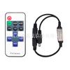 Luces de pintura de iluminación LED con radiofrecuencia 5-24V RF11, controlador monocromático con tecla, decoración de sonido, regulador de radiofrecuencia inalámbrico