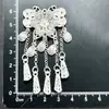 Accesorios de imán para refrigerador de la etnia Miao, piezas estilo chino de fénix y mariposa imitación plata, estilo étnico de plata Miao de nicho, pavo real, área escénica de Guizhou