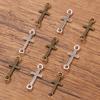 1 2 colores 8 * 19 mm aleación diy joyería gadgets geométrico conector más charm