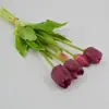 5 Ramos Atados a Mano, Tulipanes Simulados, Tacto Hidratante de Látex de Silicona Pe, 5 Ramos de Tulipanes, Decoración del Hogar