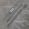 Hebilla de Correa de Banda Transportadora Tira de Enhebrado Hebilla de Unión de Correa Transportadora con Eje Flexible Núcleo de Enhebrado Cable de Acero de 6-9mm Pasador de Hilo