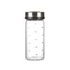 Caja de condimentos de vidrio de borosilicato alto frasco de condimentos para barbacoa botella de condimentos frasco de sal para el hogar botella de polvo frasco de botella de condimentos de cocina