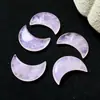 Pedra Natural Cristal Ágata 3cm Enfeites de Lua Pedra Crescente Minério de Amoy Acessórios diy Acessórios Produtos Semi-acabados