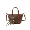 Yuezi 2026 Otoño/Invierno Nueva Bolsa de Gran Capacidad Bolso de Hombro Simple Retro Bolso de Axila Bolso Tote Casual para Viajes