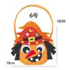 Linterna de Calabaza de Halloween Bolsa para Dulces o Trucos Cesta de Mano Decoración del Festival de Fantasmas Juguete Hecho a Mano DIY Al por Mayor