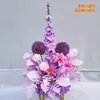 Accesorios de boda arreglo floral de suelo flor phalaenopsis decoración de salón de bodas arreglo floral arte floral decorativo arreglo floral de pasillo