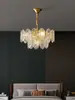 Lámpara de araña de cristal para sala de estar de estilo francés de lujo ligero, lámparas modernas y sencillas de estilo nórdico de alta gama, lámpara de araña de estilo americano para hotel y restaurante