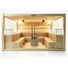 Saunas de madeira de tsuga feitas sob medida para casa, hotel, vila, clube, academia, sala de vapor seco e sala de vapor de suor, com instalação no local