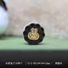Madera de ébano lindas galletas para mascotas accesorios cuentas sueltas manualidades DIY joyería cuentas espaciadoras pulsera de cuentas accesorios de galleta de oso