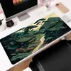 Estilo de Ponta Mouse Pad Flor de Cerejeira Série de Tapetes de Mesa Grandes Mouse Pad Preto e Branco Borracha Antiderrapante Computador