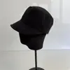 Sombrero de Lana Espiga Estilo Japonés para Montar a Caballo para Mujer, Nueva Versión Coreana Otoño e Invierno, Gorra de Béisbol Cálida Retro Simple y de Alta Gama