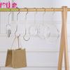 Tienda de Ropa Acrílico Transparente Anillo Colgador de Ropa Gancho S Bufanda Bufandero Pantalones Gancho para Corbatas Almacenamiento Gancho S